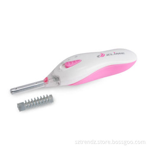 Z-lime, ZL-E1208, Heated Eyelash Curler with Electric LED Light, Battery-operated, Two Temperature